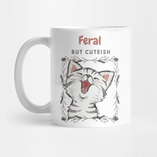 Feral, But Cute Mug